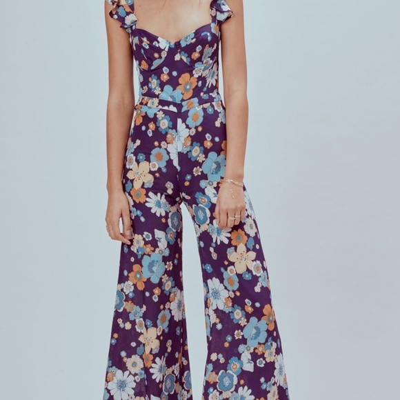 For Love and Lemons Pants - For Love and Lemons Magnolia Jumpsuit